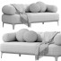 Sofá 1stDibs Contemporary Upholstered in Boucle Fabric - Neeo