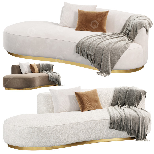 Sofa Frost White by Atmacha 3D-Modell