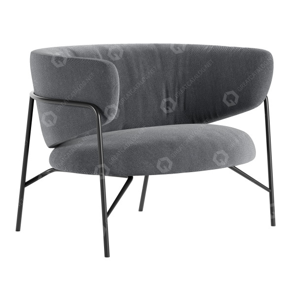Fotel Rossin Samurai model 3D