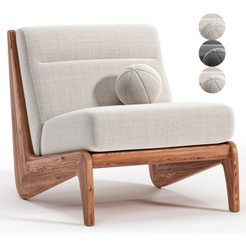 Крісло  Soho Home Fletcher 3D модель