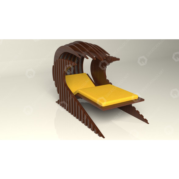 Chaise Longue Creative Interiors Sleeping Pod 3D-Modell