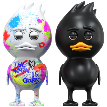 Statuette The Ugly Duck 3D model