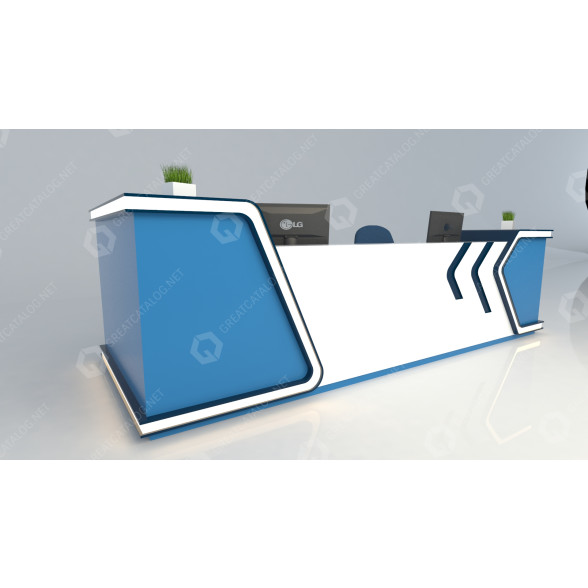 Рецепція Blue 01 by Creative Interiors Pvt Ltd 3D модель