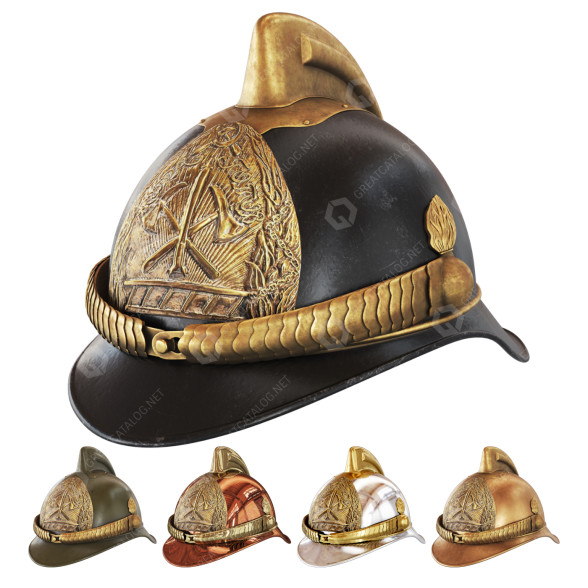 Casco Fireman Modelo 3D