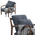 Fotel La Redoute Dilma Linen Rocking - QrisTina
