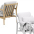 Fotel La Redoute Dilma Linen Rocking - QrisTina