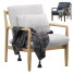 Fotel La Redoute Dilma Linen Rocking - QrisTina