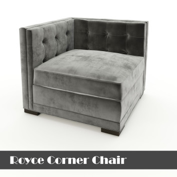 Крісло  Z Gallerie Royce Corner 3D модель