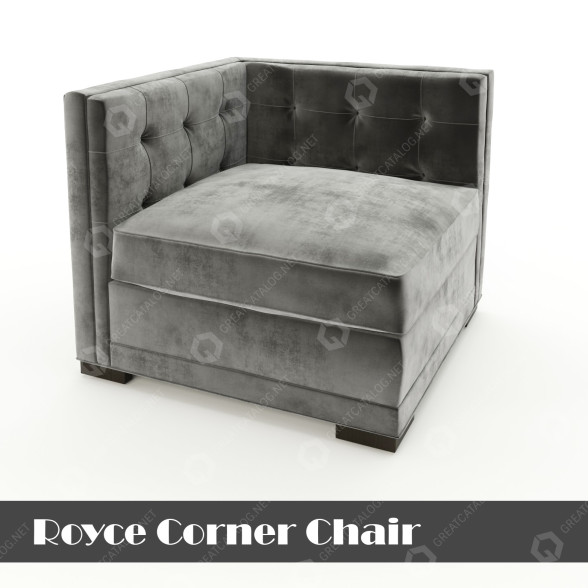 Крісло Z Gallerie Royce Corner 3D модель