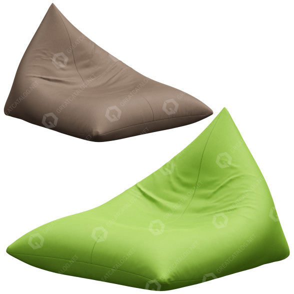 Chaise à sac Jaxx Bean Bags Outdoor Patio Bean modèle 3D