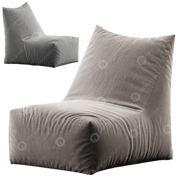 Silla de Bolsa Standard Outdoor Friendly Bean Lounger by Trule Modelo 3D