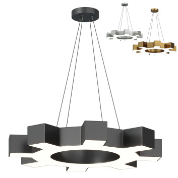 Żyrandol  Mehanika Model 3D