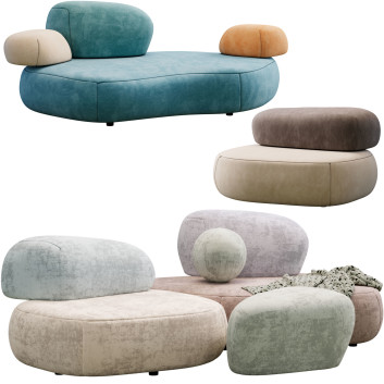 Диван Moroso Pebble Rubble