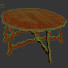 Tabelle Rose Uniacke Large Walnut Tuscan Oval - Kudim