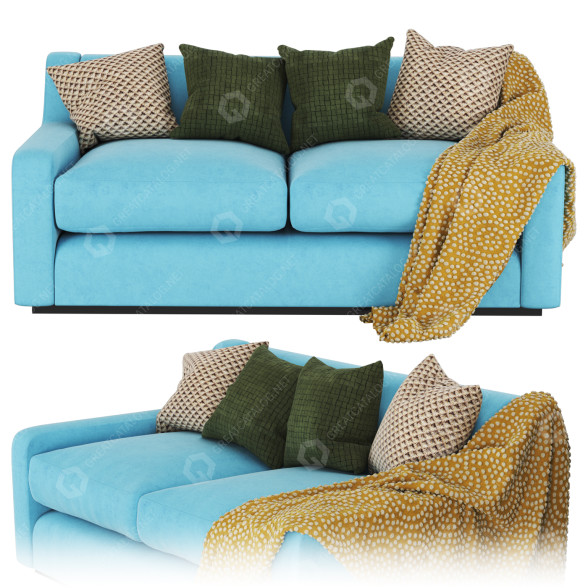 Sofa Rose Uniacke Jane 3D-Modell
