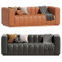 Sofa CB2 Forte Channeled 81 - qeem