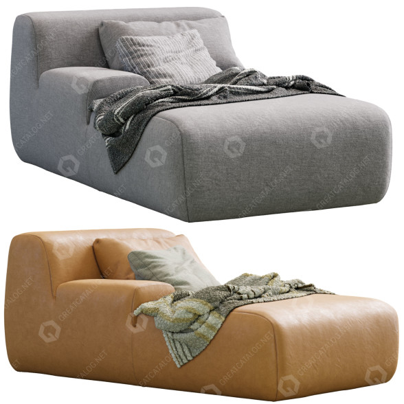 Couch Meridiani Norton 3D-Modell