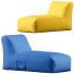 Chaise à sac Large Microfiber Bean by LEA Unlimited Inc - Chamfer