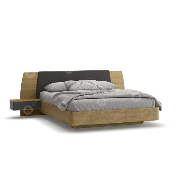Bed and Bedside Tables Roman Amanda 160 3D model