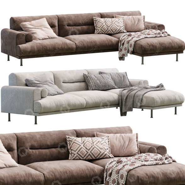 Диван IKEA Langaryd 3D модель