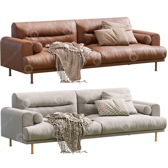 Диван IKEA Langaryd 3 Seat 3D модель
