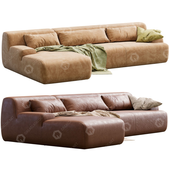 Sofa Meridiani Norton 3D-Modell
