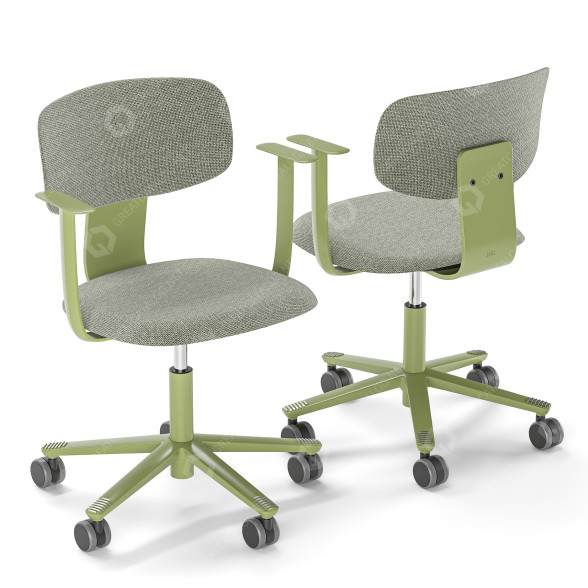 Bürostuhl Flokk Hag Trion 2160 3D-Modell