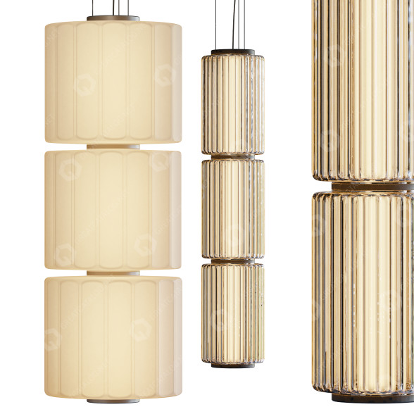 Lampy wiszące ANDlight Column Vertical Series model 3D