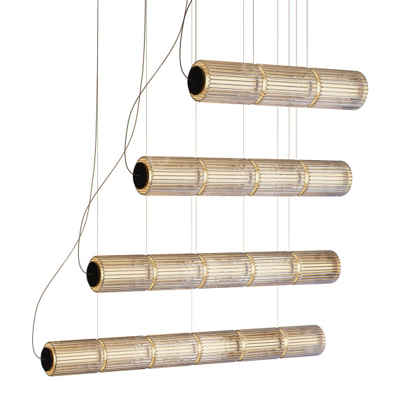 Pendelleuchten ANDlight Column Horizontal Series 3D-Modell