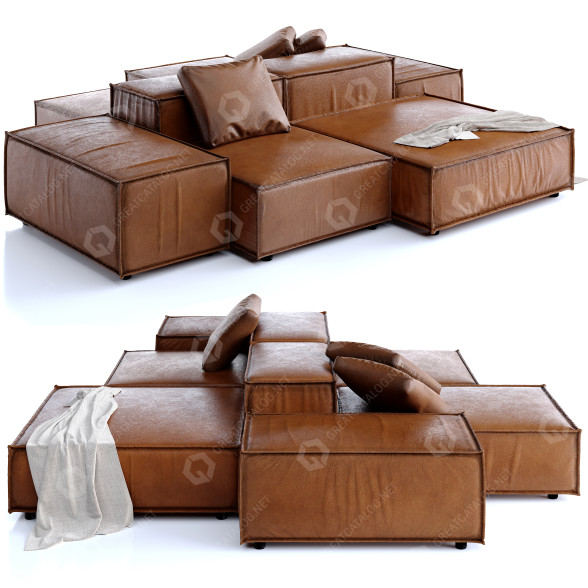 Диван Living Divani Extrasoft 3D модель