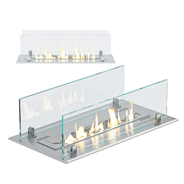 Biofireplace Embedded in Furniture modèle 3D