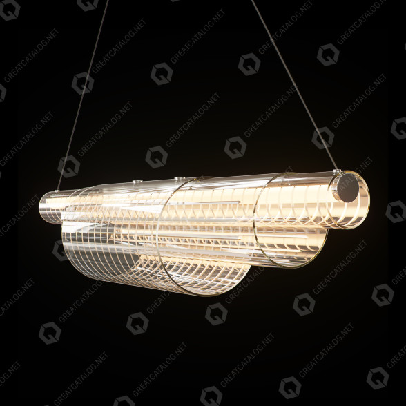 Lámpara colgante Roll & Hill Coax Modelo 3D
