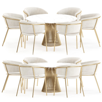 Knoll Platner and La Forma Konnie 3D модель