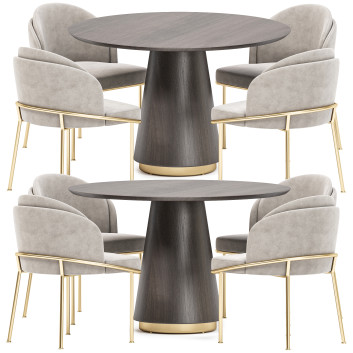 Стіл та стільці Danetti Dining Set 41 Nolan and Angelo