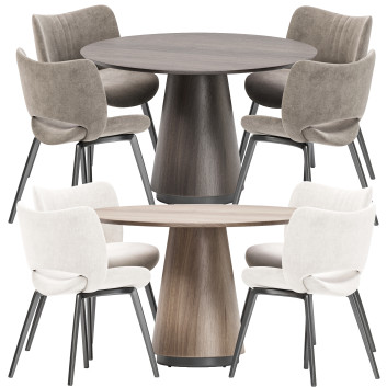 Stół i krzesła Danetti Dining Set 42 Nolan and Nice