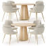 Стіл та стільці Kare Hojas Dining Set 48 - zvezdaboy
