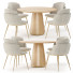 Стіл та стільці Kare Hojas Dining Set 48 - zvezdaboy