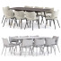 Tisch und Stühle Poltrona Frau Nice Dining Set 49 - zvezdaboy