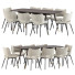 Tisch und Stühle Poltrona Frau Nice Dining Set 49 - zvezdaboy
