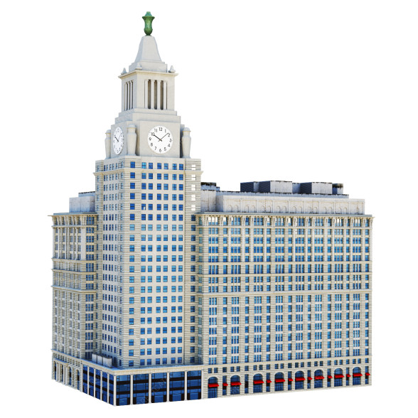 Будівля 4 Irving Pl New York NY 10003 3D модель