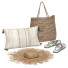 Ensemble d'accessoires Boho Style Beach with Hat and Slippers - artpolka