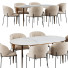 Table et chaises West Elm Shell Back and Arden Dining - DayToday
