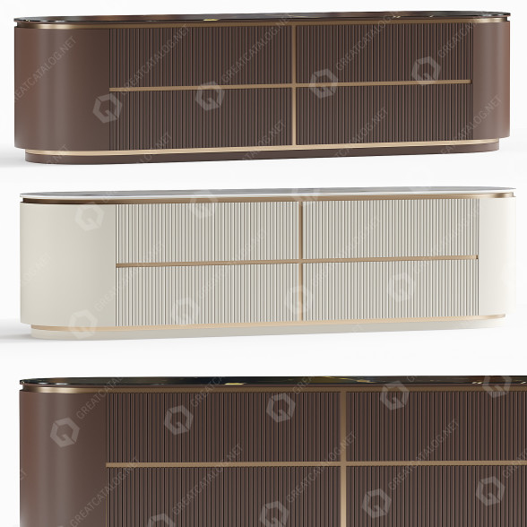Mesita de TV Enza Home Vienna Modelo 3D