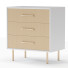 Table de chevet West Elm Margot Raffia Grand - toxirow
