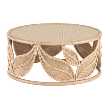 Table basse  Valentine and Co Collections Lupine Rattan Modèle 3D