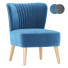 Président Armless Accent Modern Velvet Leisure - acer11757