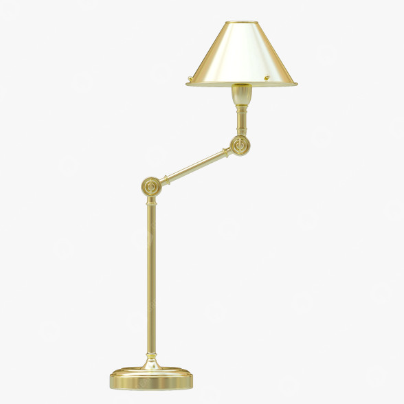 Настільнa лампа Ralph Lauren Anette in Natural Brass 3D модель