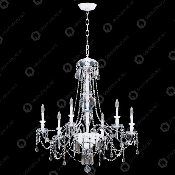 Żyrandol Ralph Lauren Daniela Wide in Crystal model 3D