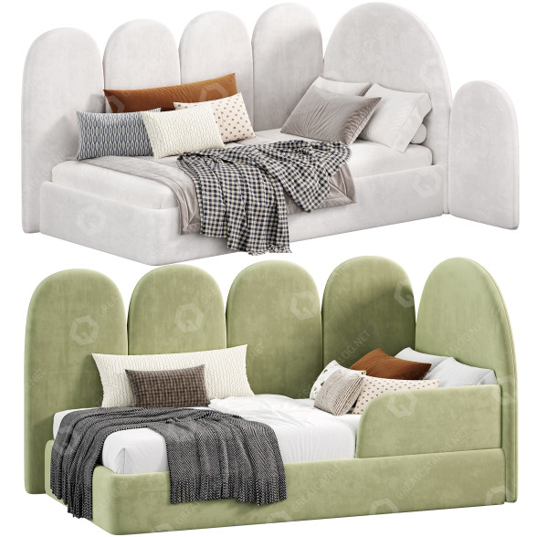 Camas Rhea Green by Furni Modelo 3D
