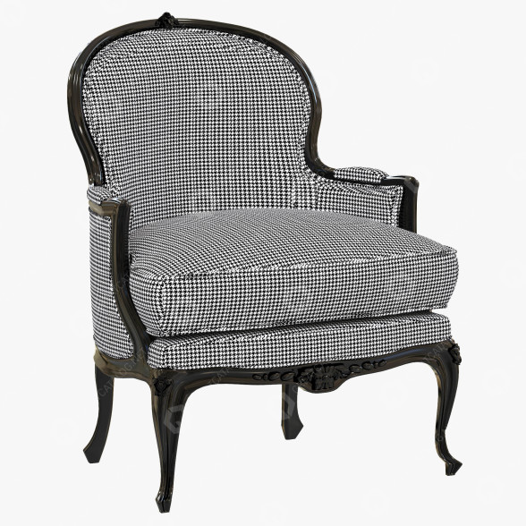 Armchair Ralph Lauren St Germain Occasional 3D model